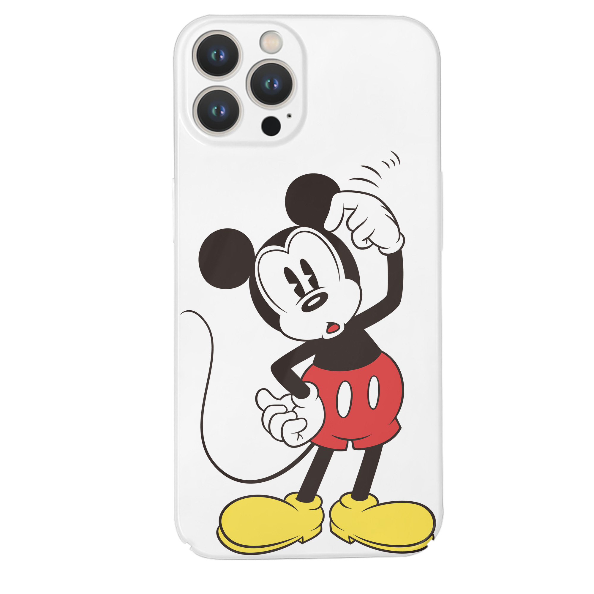 （画像用） ミッキーマウス Mickey Mouse 【iPhone 14シリーズ対応】ハードケース